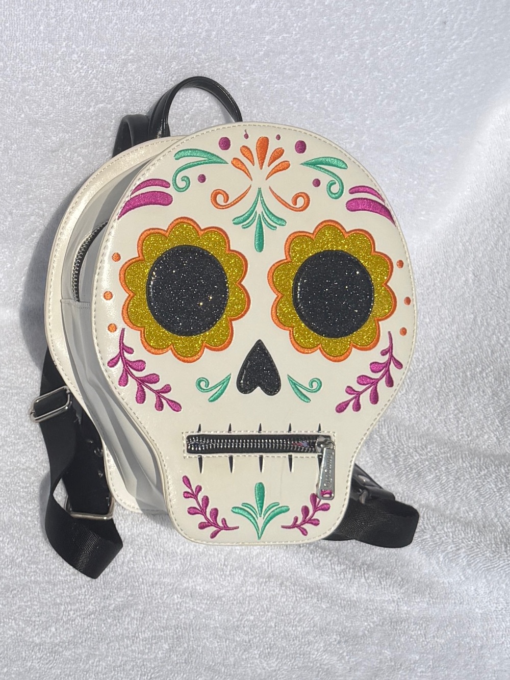 Loungefly sugar skull backpack